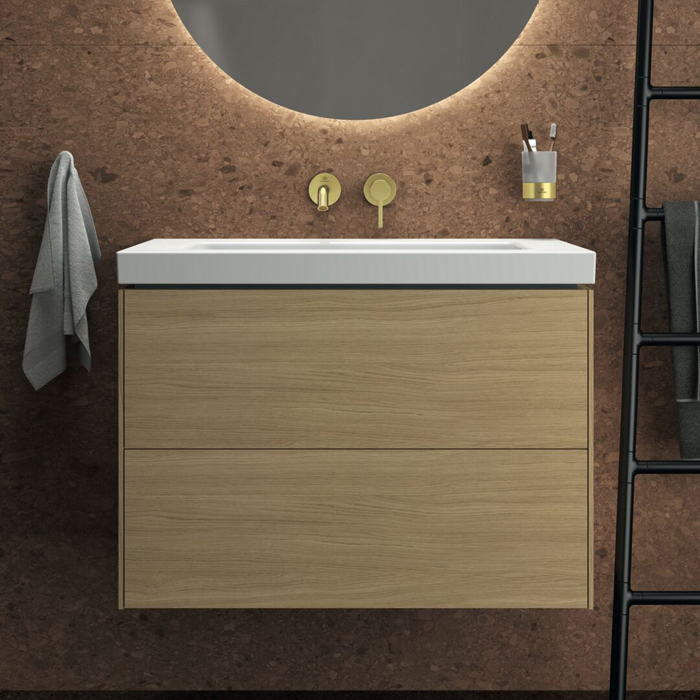 Смеситель для раковины Ideal Standard Joy, встраиваемый, излив: 22.5см, цвет: PVD Brushed Gold (Шлифованное Золото)