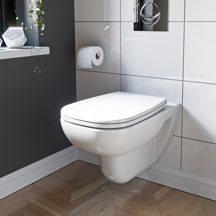 Duravit D-Code Унитаз 35.5x54.5см., подвесной, с сиденьем микролифт, цвет: белый глянцевый