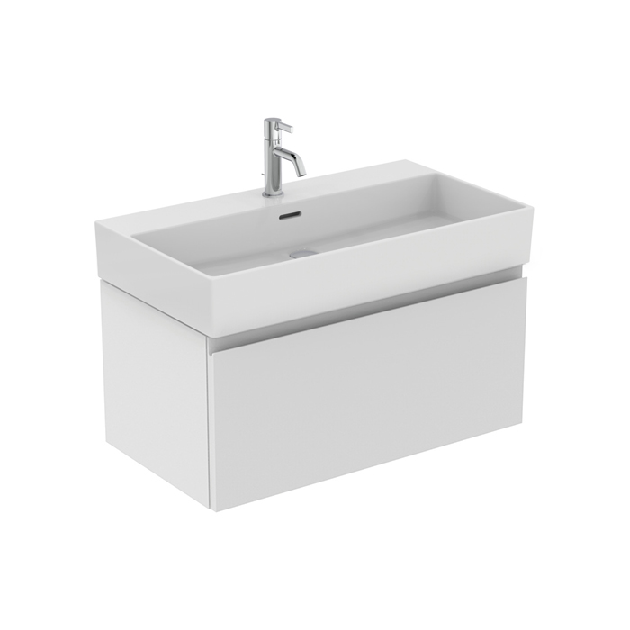 Ideal Standard Finesse Тумба с раковиной 80x50см, подвесная, 1 ящик, 1 отв., цвет: белый матовый