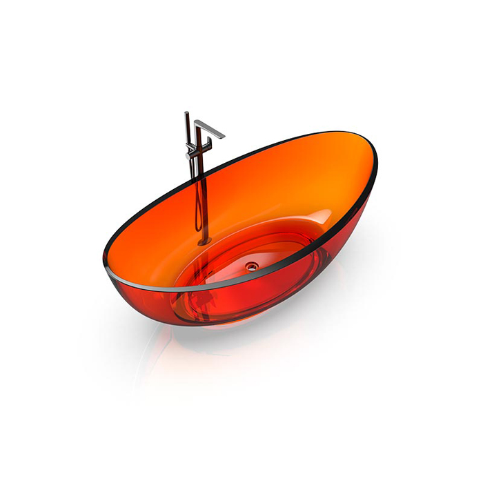 Knief Oval Shape Ванна отдельностоящая 180х93x56см, из полимерного материала, цвет: Citrin # 060
