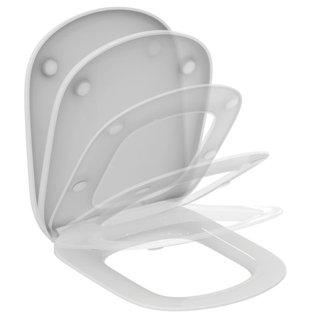 Сиденье для унитаза Ideal Standard Tesi и крышка для унитаза, SoftClose, QuickRelease — T352901