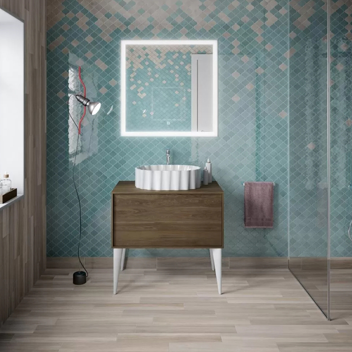 Kerama Marazzi ArtBasin Conchiglia Раковина накладная 50см., без отв., цвет: белый глянцевая