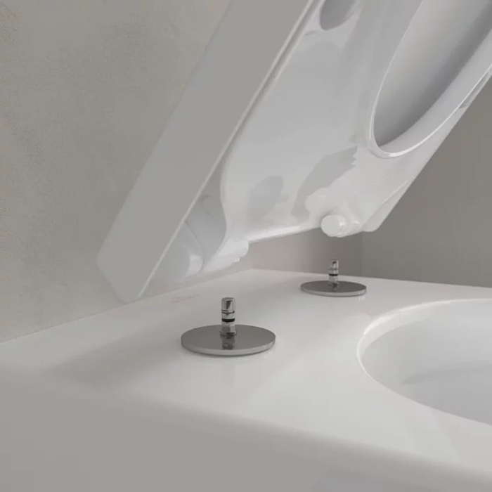 Villeroy&Boch Subway 3.0 Унитаз подвесной, безободковый tornado, сиденье в комплекте SoftClosing, цвет: альпийский белый