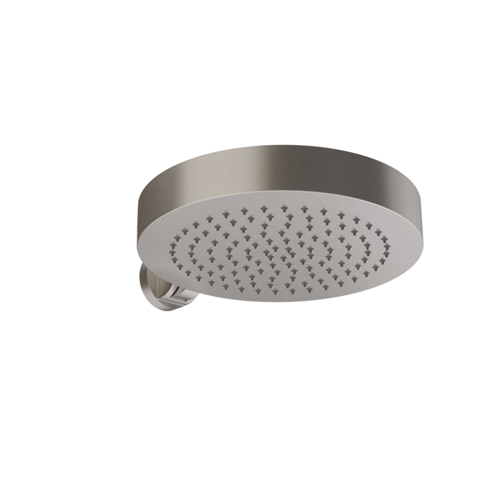 Верхний душ Gessi Origini, защита от известкового налета, цвет: Steel Brushed