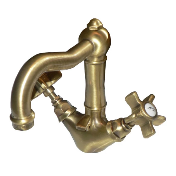 Nicolazzi Dames Anglaises Смеситель для раковины, 1 отв., с донным клапаном, цвет: Bronze Plated