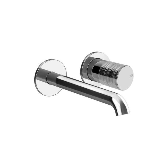 Смеситель для раковины Gessi Habito Trame, встраиваемый, излив: 18см, цвет: хром