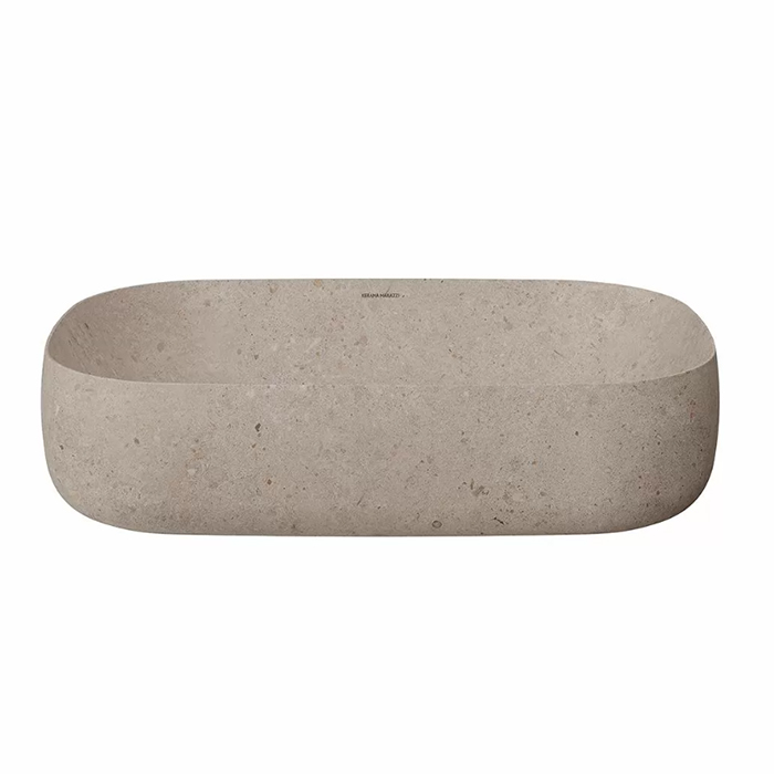 Kerama Marazzi Magica  Раковина накладная, 64.5х42см., без отв., цвет: бежевый камень