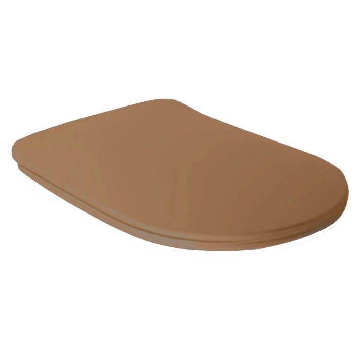 Сиденье Kerasan Tribeca ”Slim” для унитаза, микролифт, цвет: Bruno matt