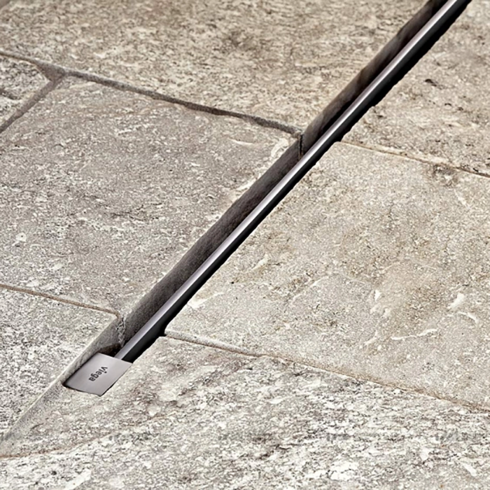 Viega Advantix Vario Set Душевой лоток 30-120см., с сифоном и опорами, цвет: нержавеющая сталь матовая