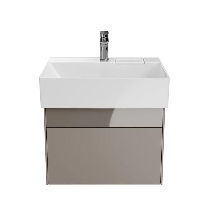 Kerama Marazzi Logica Тумба подвесная 56.4x46x40.3см, 2 ящика, цвет: песчаный