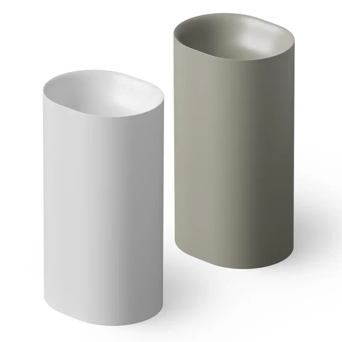 Dea Design Pedestal Basin Раковина 50х40х90см, напольная, без отв., Solid Surface, цвет: White №18