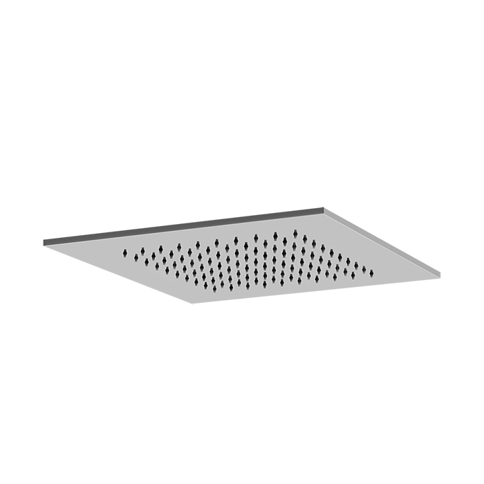 Верхний душ Gessi Emporio shower 36х36см, QUADRO, потолочный, цвет: Steel Brushed