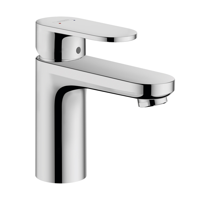 Смеситель для раковины Hansgrohe Vernis Blend, излив 100 мм, с донным клапаном, цвет: хром