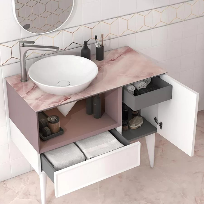 Kerama Marazzi Cono Раковина 44.5х44.5х35см., встраиваемая сверху, без отв., без перелива, цвет: белый глянцевый