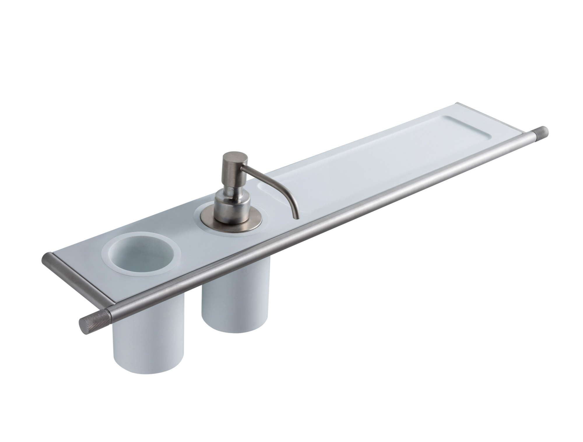 Полка со стаканом и дозатором жидкого мыла Treemme 22mm — IT8374ISZZZZ