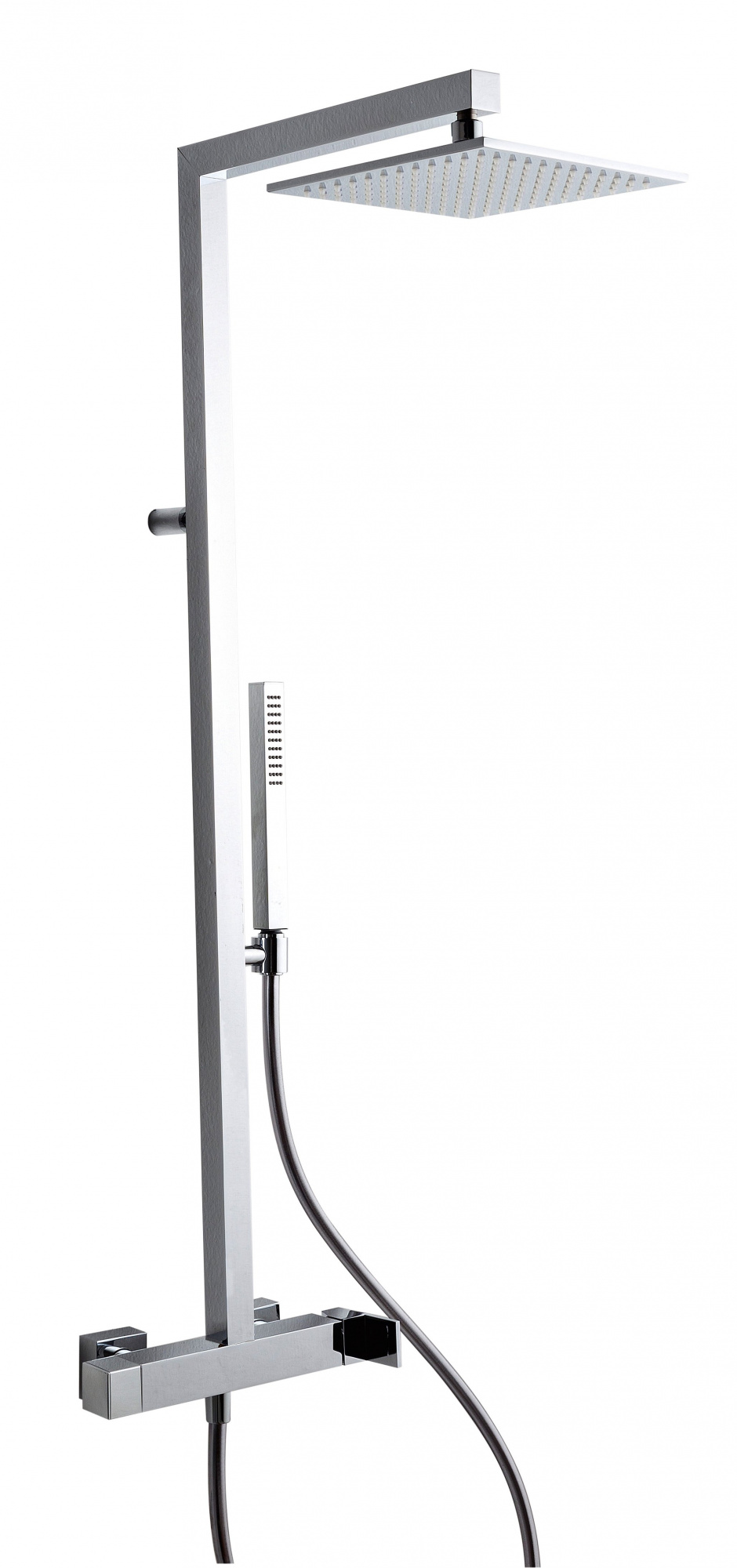 Душевая колонна со смесителм Treemme Shower and Thermostatic, ручным и верхним душем 250х250 мм — IT6501CCZZZZ