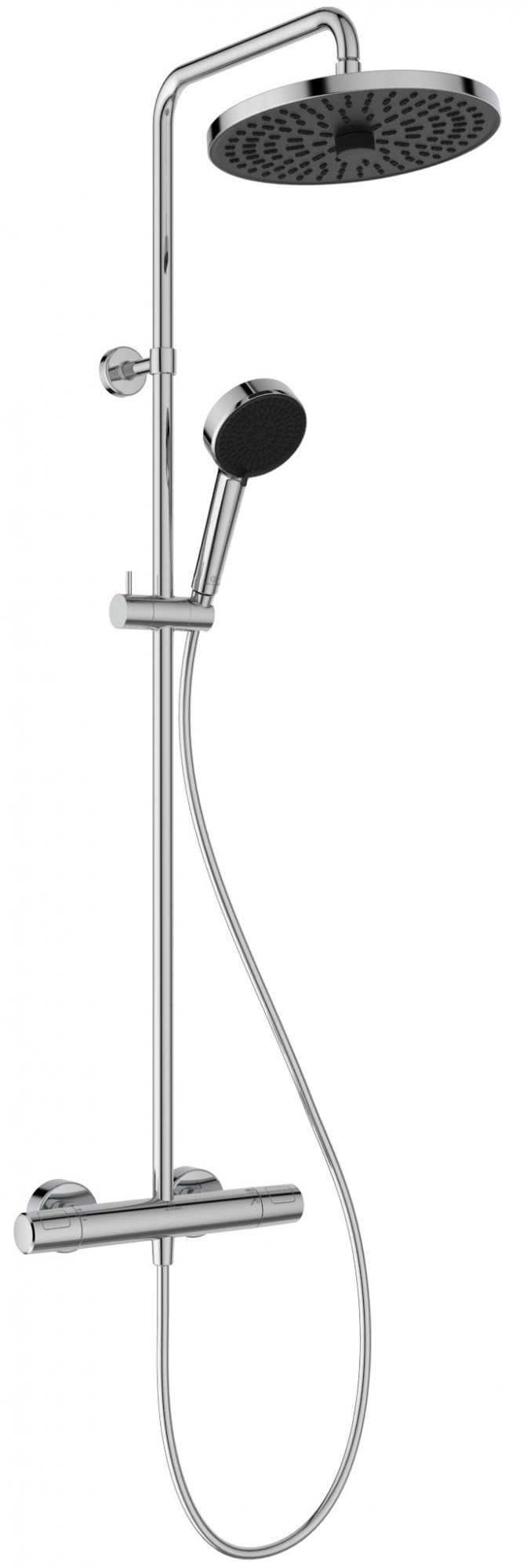 Душевая система Ideal Standard Ceratherm T25+, для душа, с термостатом, Ø260/100 мм, 2/2 режима — A7210AA