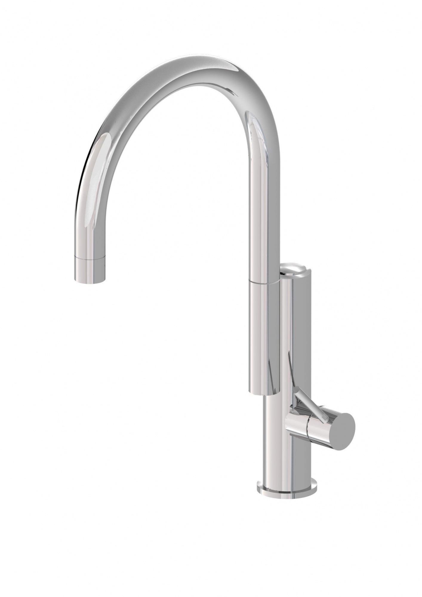 Смеситель для кухни с кнопкой подачи питьевой воды Treemme Kitchen Design — IT5509CCUPZZ