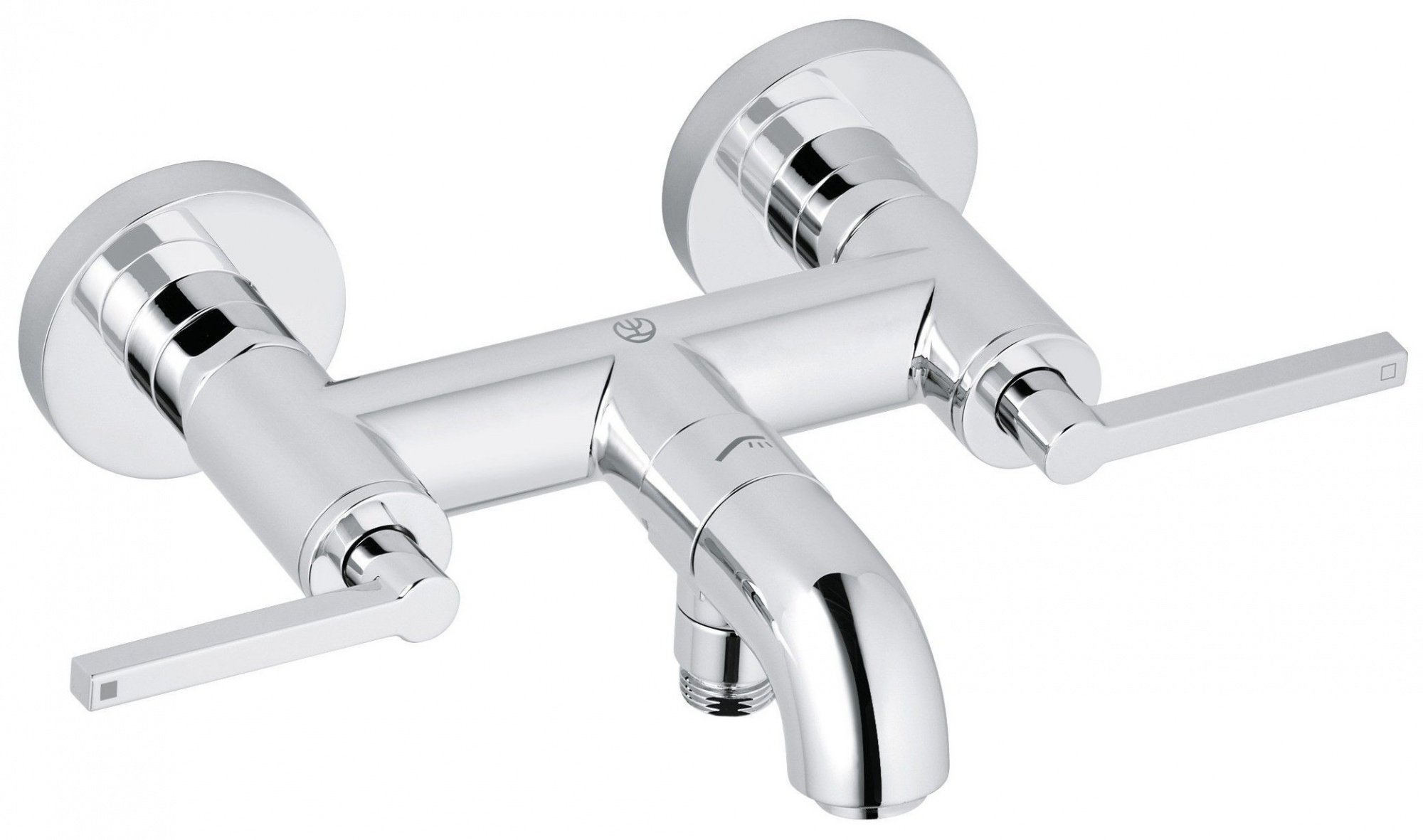 Смеситель для ванны Kludi Nova Fonte Puristic, Керамика 90°, 23 л/мин — 205400515