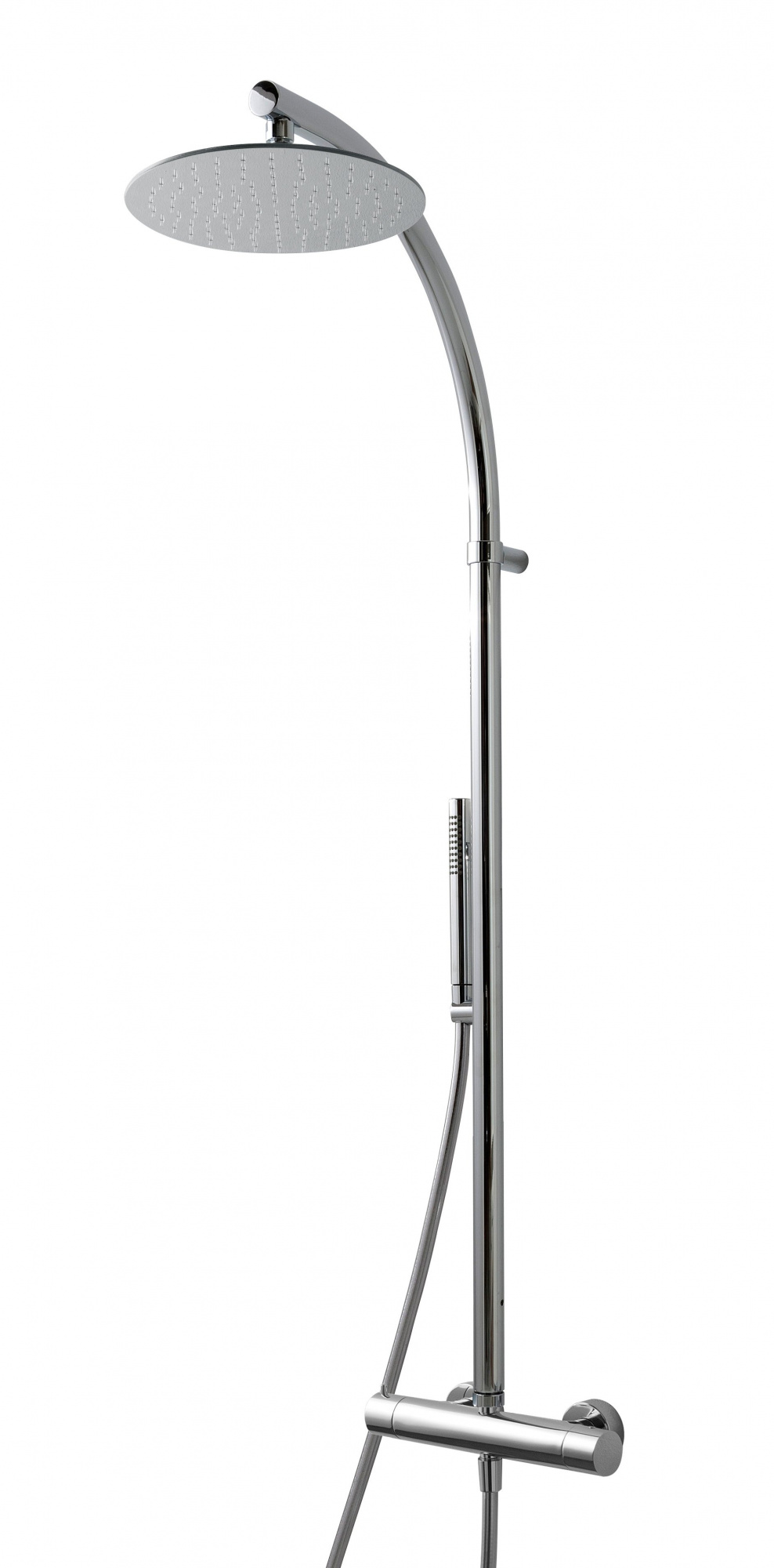 Душевая колонна с термостатическим смесителем Treemme Shower and Thermostatic, ручным и верхним душем диаметром 255 мм — IT6522CCVLZZ