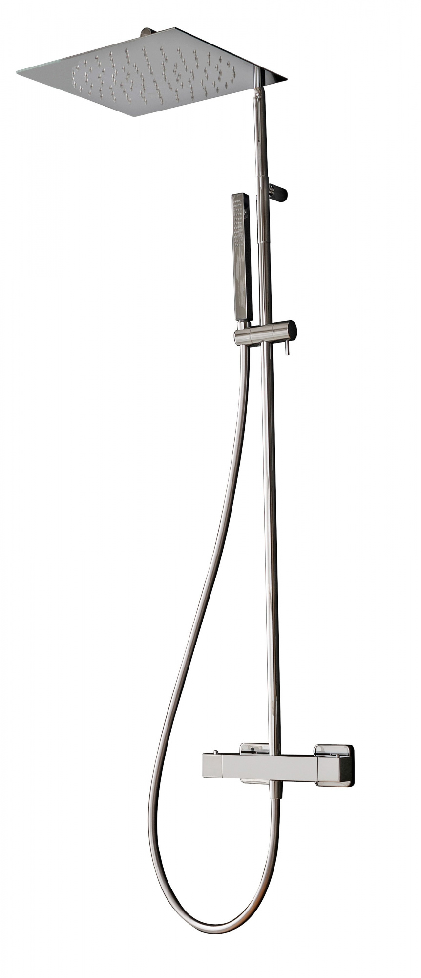 Душева колонна с термостатическим смесителем Treemme Shower and Thermostatic, ручным и верхним душем 300х300 мм — IT6583CCZZZZ