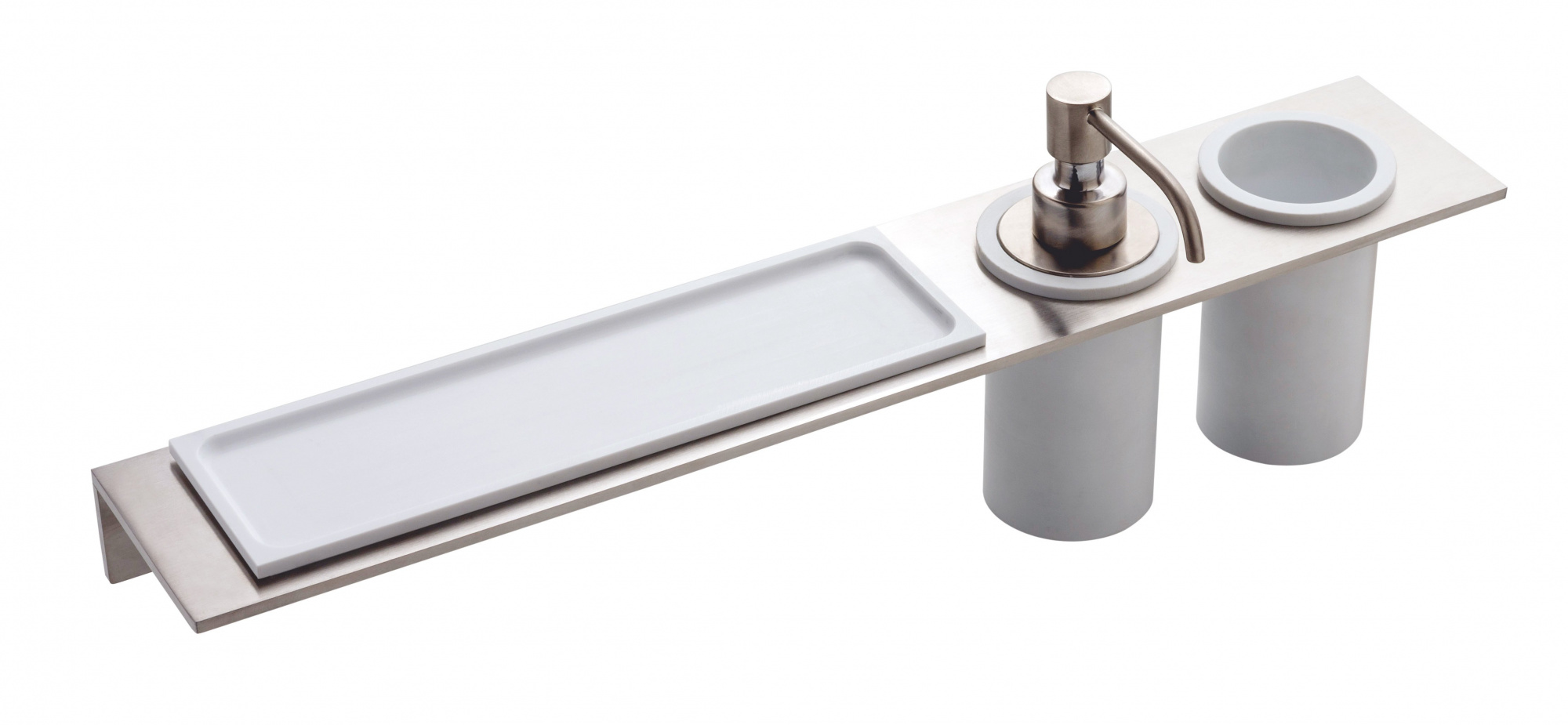 Treemme 22mm Полка со стаканом и дозатором жидкого мыла 5mm — IT9074ISZZZZ