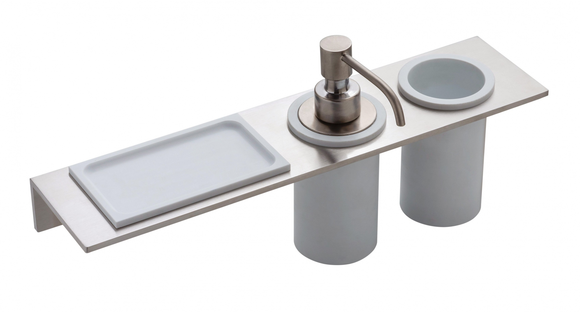 Treemme 22mm Полка со стаканом и дозатором жидкого мыла 5mm — IT9073ISZZZZ