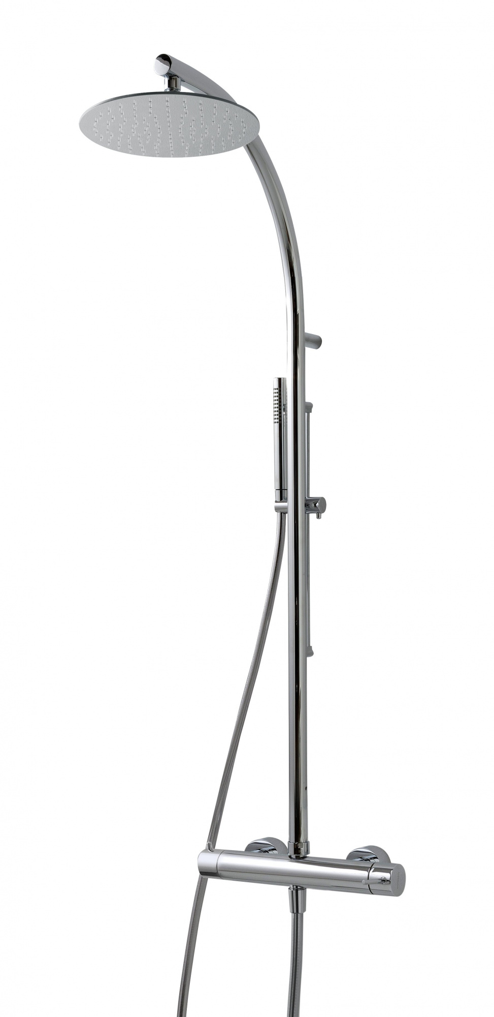 Душевая колонна со смесителем Treemme Shower and Thermostatic, верхним и ручным душем на штанге — RWIT6516CC25