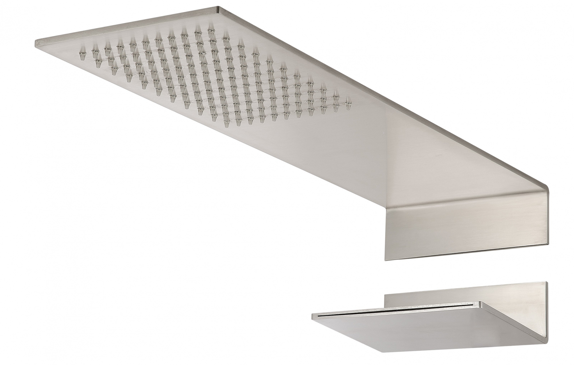 Верхний душ с каскадом Treemme Showers Inox 150х460 мм 5mm — RWIT2847IS42