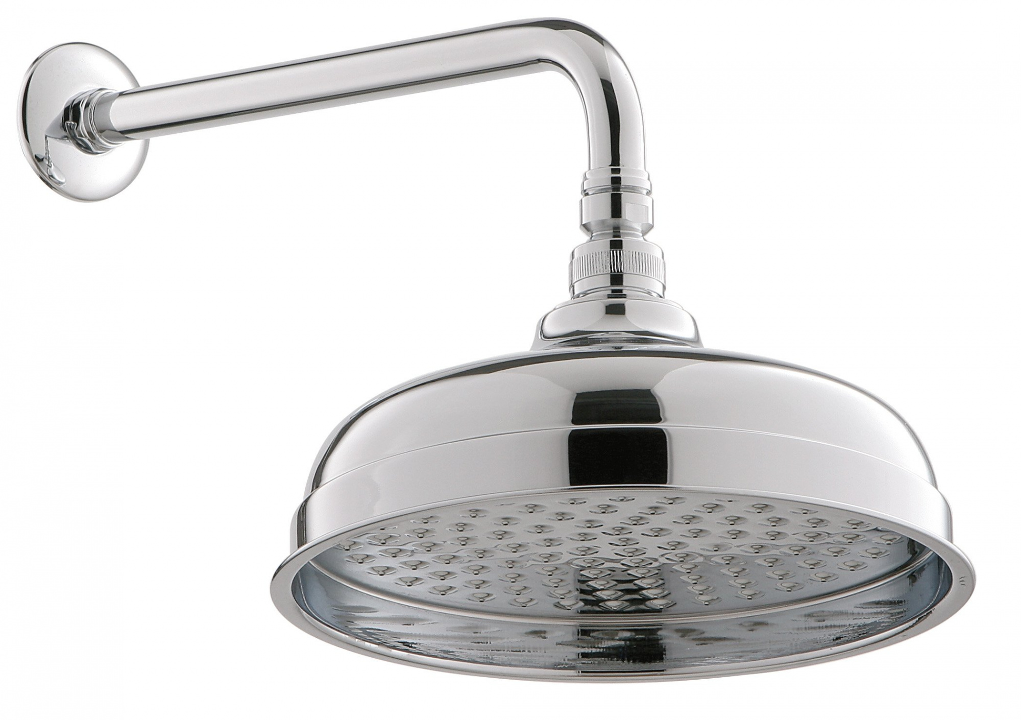 Верхний душ Treemme Showers Classic диаметр 200 мм с кронштейном 303 мм из стены Romantica — IT0495CCZZZZ